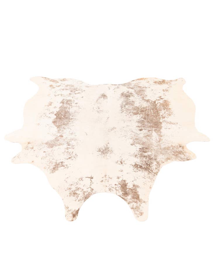 Detail image of  5' 11 x 6' 5 Cowhide Leather Rug