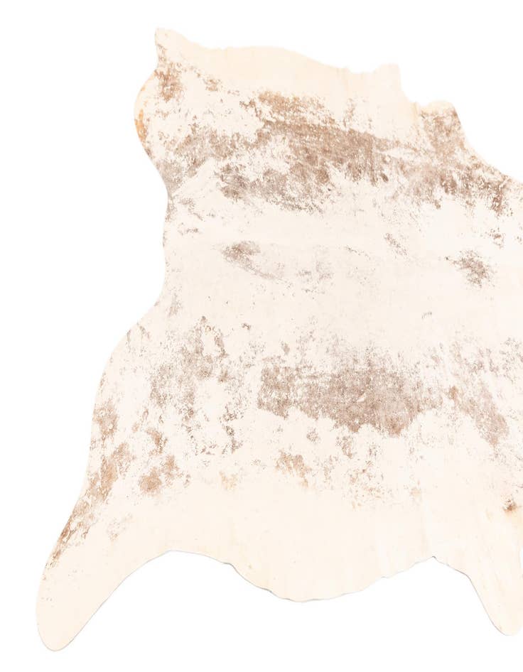 Detail image of  5' 11 x 6' 5 Cowhide Leather Rug