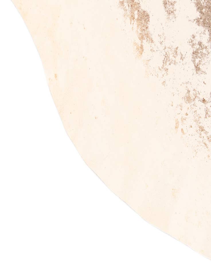 Detail image of  5' 11 x 6' 5 Cowhide Leather Rug