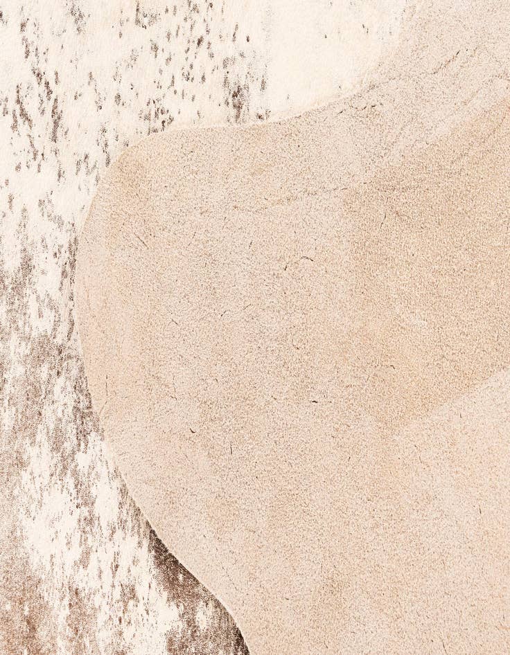 Detail image of  5' 11 x 6' 5 Cowhide Leather Rug