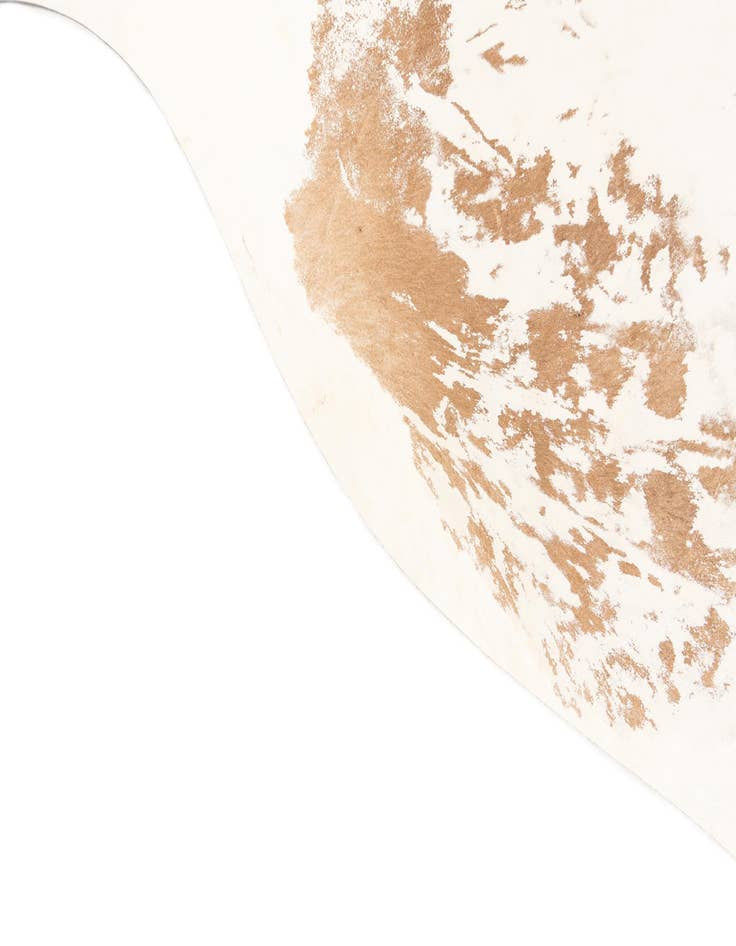 Detail image of  6' 8 x 7' 4 Cowhide Leather Rug