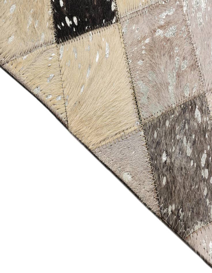 Detail image of  5' 3 x 7' 6 Cowhide Rug