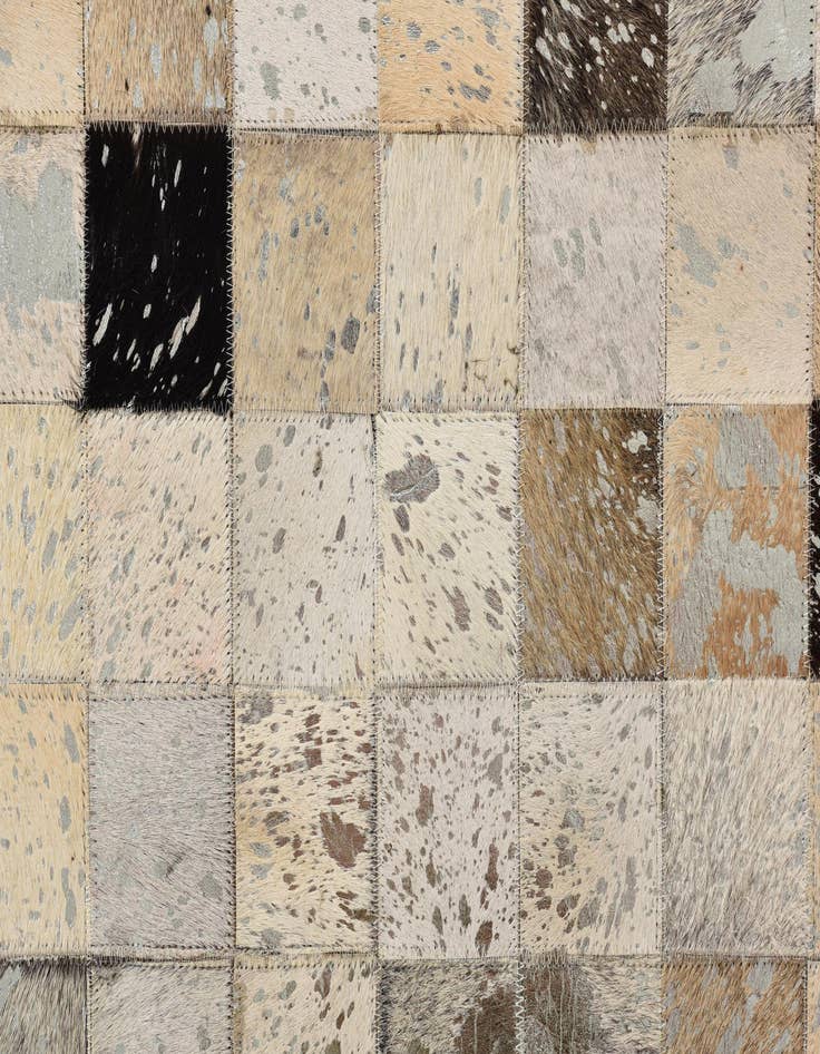 Detail image of  5' 3 x 7' 6 Cowhide Rug