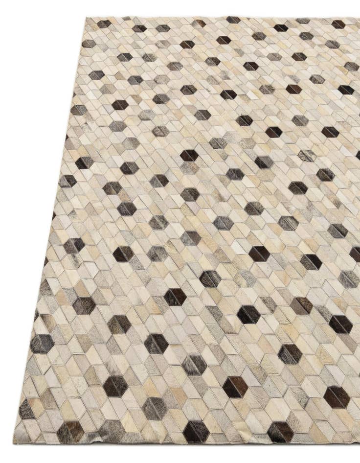 Detail image of  5' 3 x 7' 6 Cowhide Rug