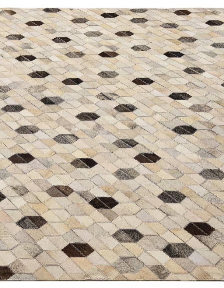 Detail image of  5' 3 x 7' 6 Cowhide Rug