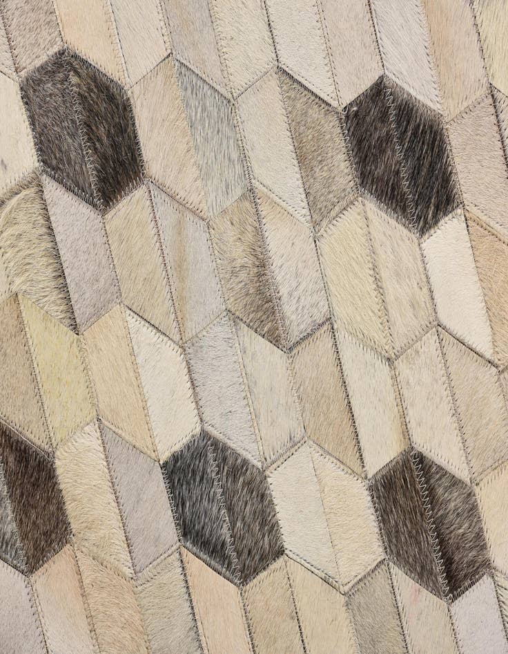 Detail image of  5' 3 x 7' 6 Cowhide Rug