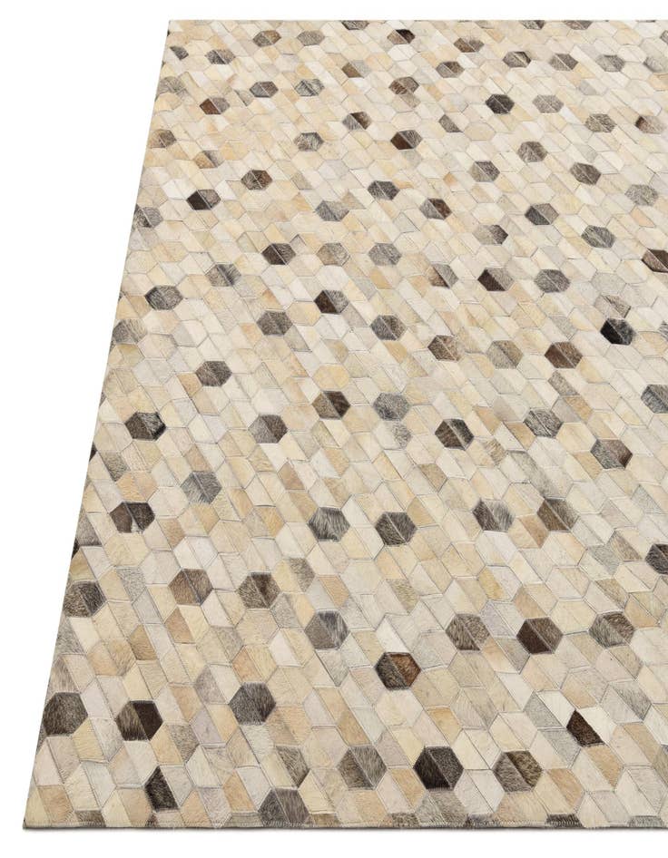 Detail image of  5' 1 x 7' 4 Cowhide Rug