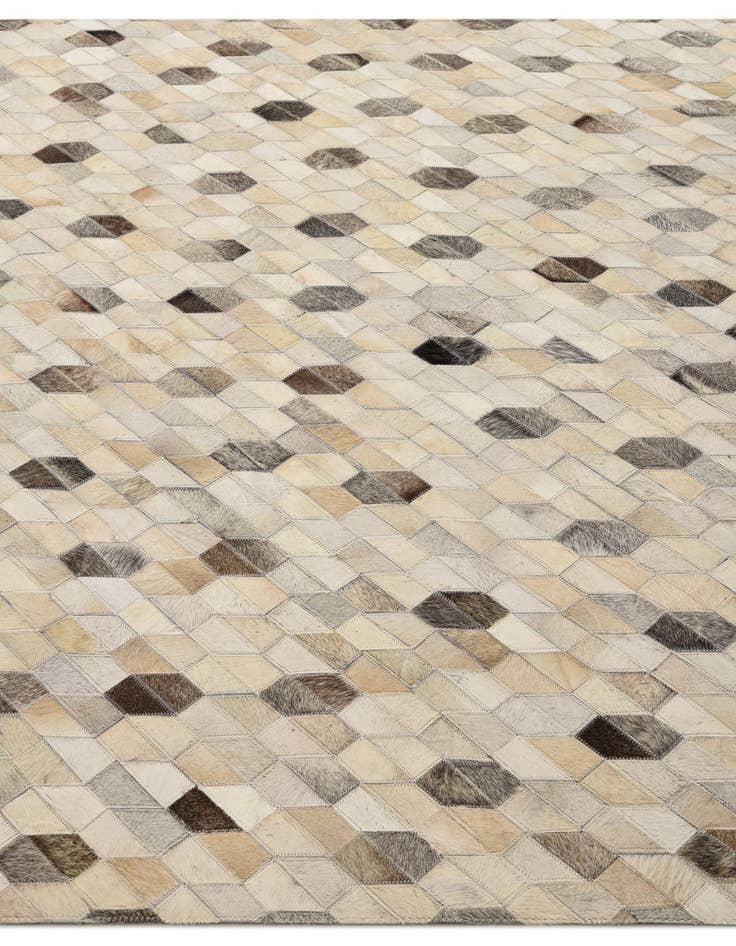 Detail image of  5' 1 x 7' 4 Cowhide Rug