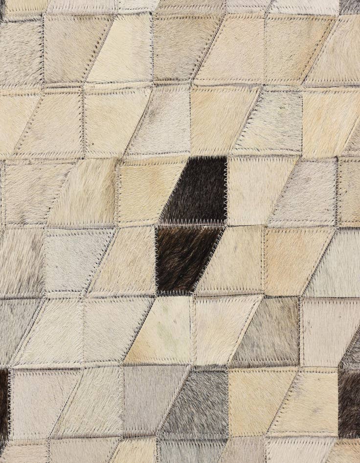 Detail image of  5' 3 x 7' 8 Cowhide Rug