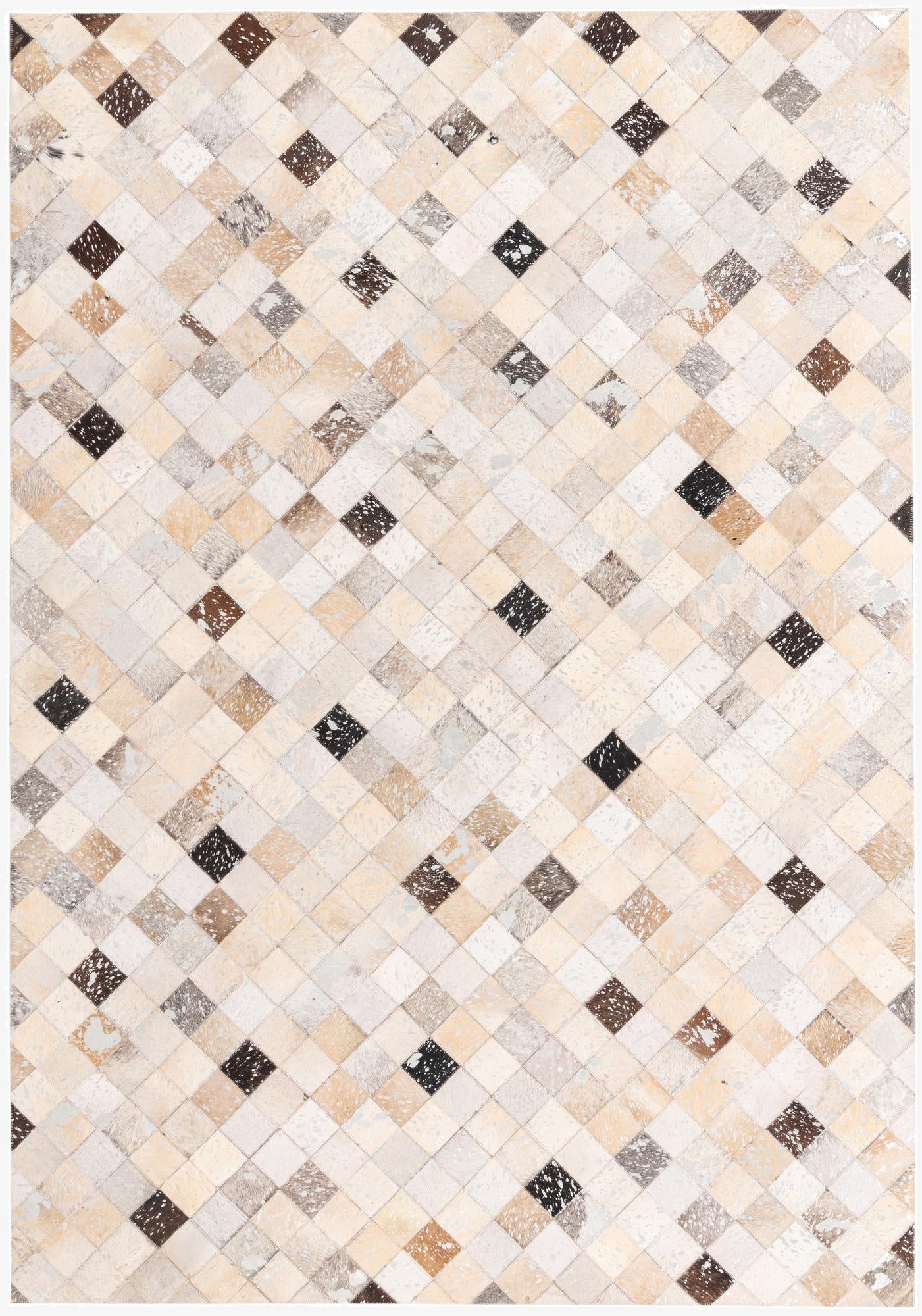  5' 3 x 7' 6 Cowhide Rug