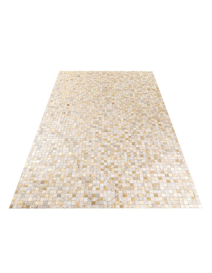 Detail image of  6' x 9' Cowhide Stocks Rug