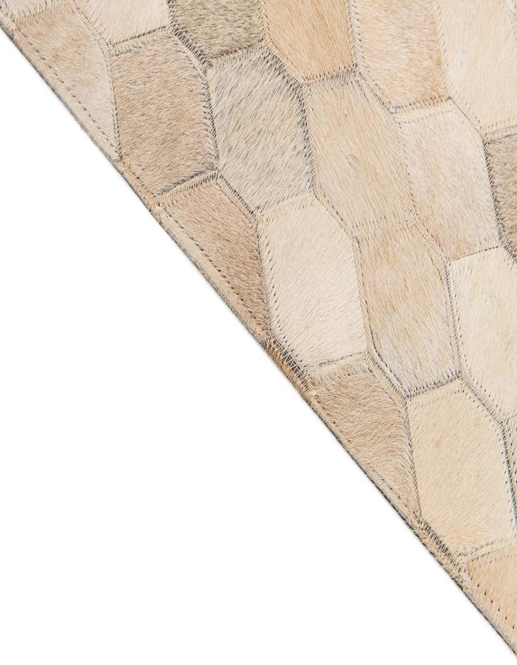 Detail image of  6' 8 x 10' Cowhide Stocks Rug