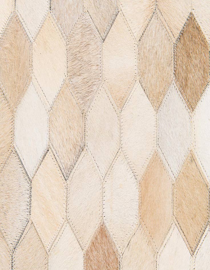 Detail image of  6' 8 x 10' 1 Cowhide Stocks Rug