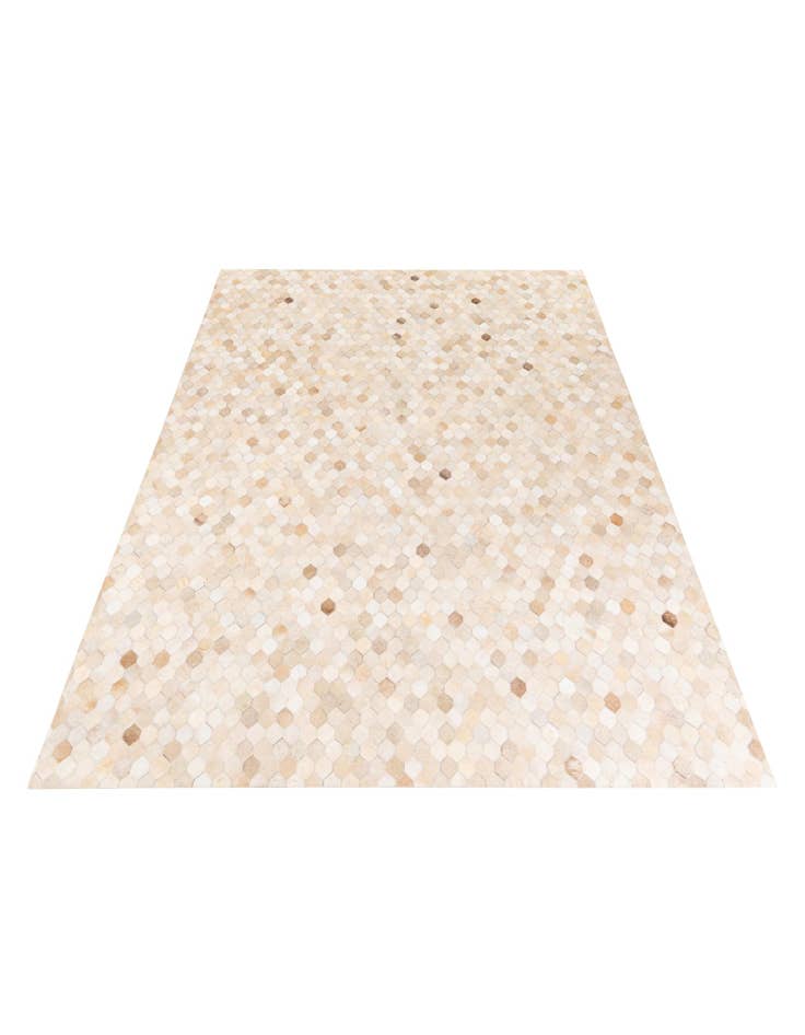 Detail image of  6' 9 x 9' 11 Cowhide Stocks Rug