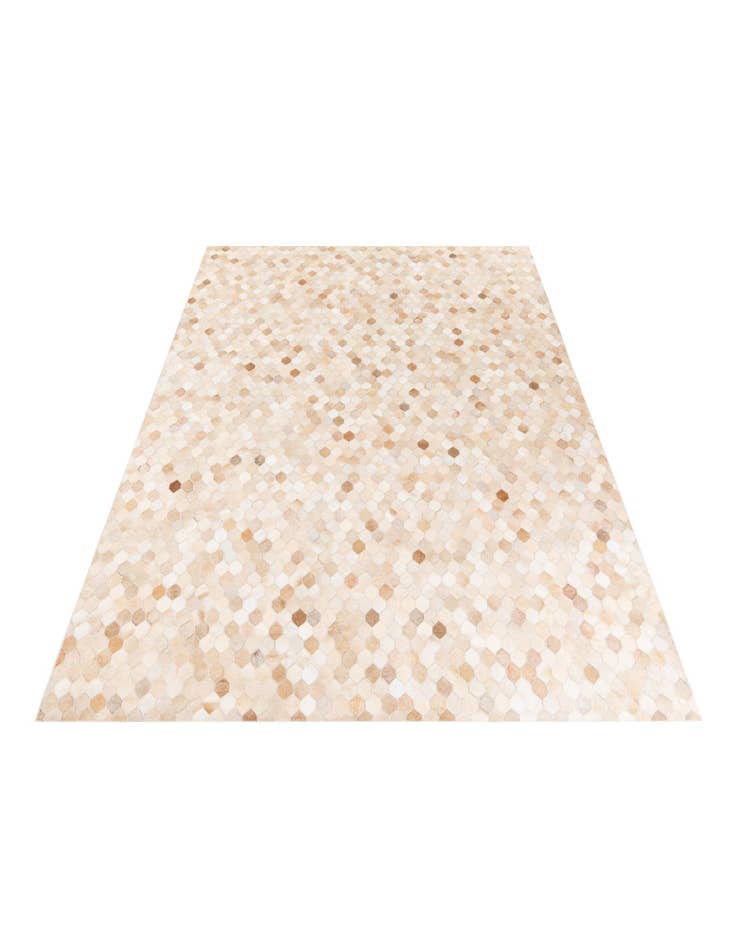 Detail image of  6' 7 x 9' 11 Cowhide Stocks Rug