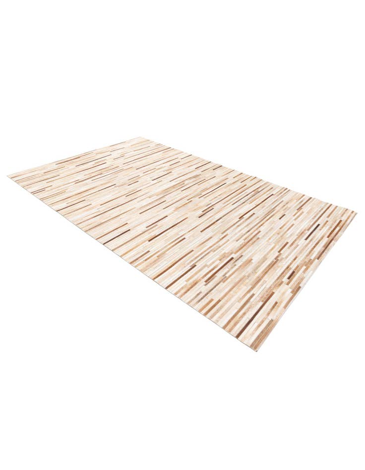 Detail image of  5' 1 x 7' 11 Cowhide Stocks Rug