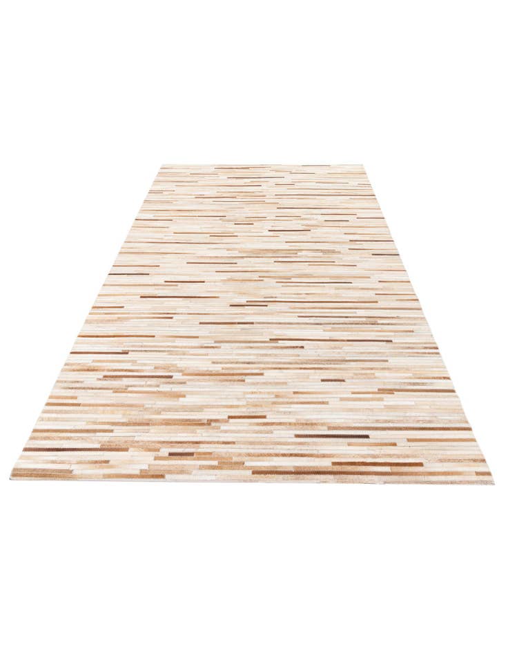 Detail image of  5' 1 x 7' 11 Cowhide Stocks Rug