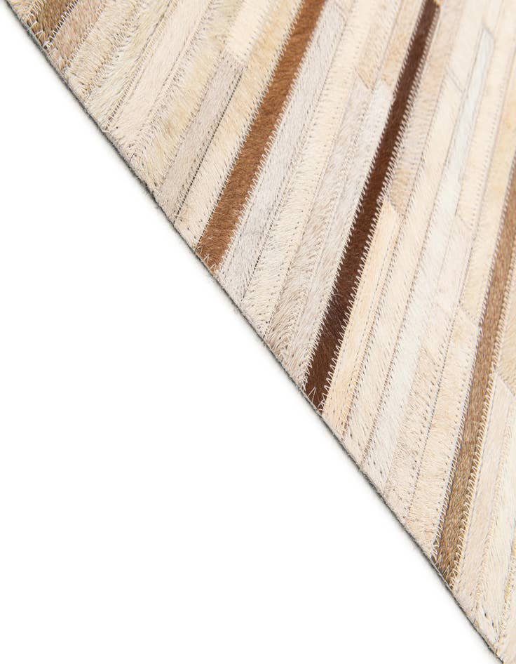 Detail image of  5' 1 x 7' 11 Cowhide Stocks Rug