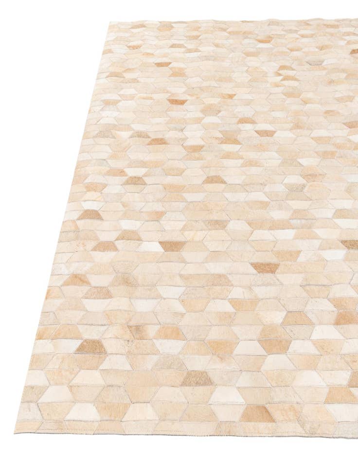 Detail image of  5' x 8' Cowhide Stocks Rug