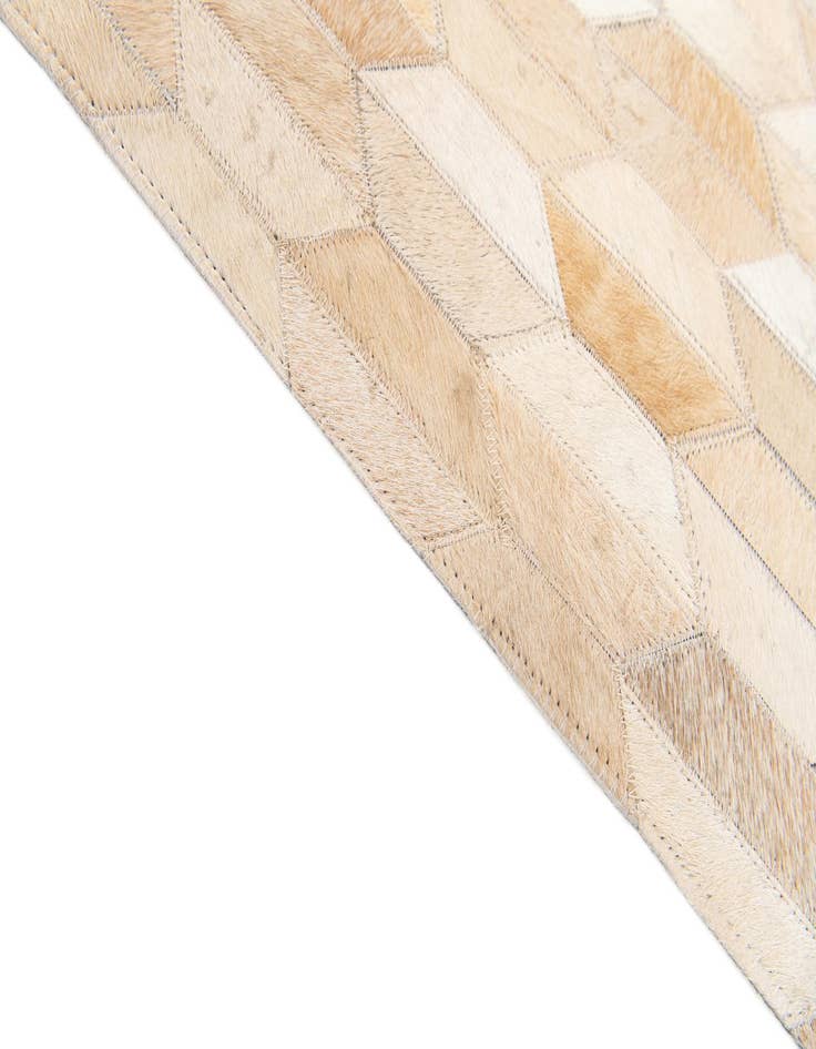 Detail image of  5' x 8' Cowhide Stocks Rug