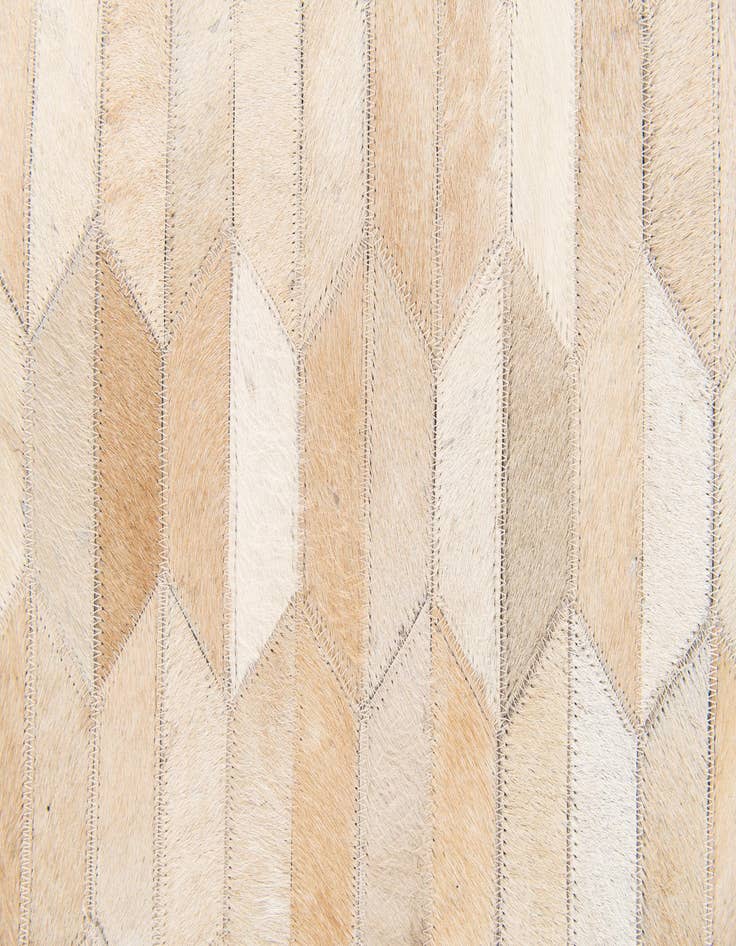 Detail image of  5' x 8' Cowhide Stocks Rug