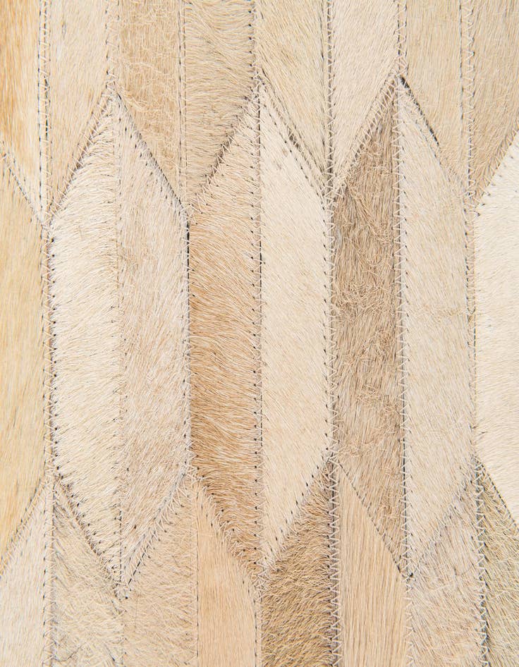 Detail image of  5' x 8' Cowhide Stocks Rug