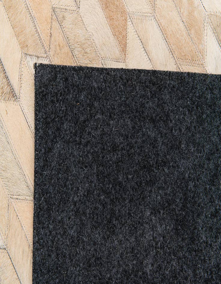 Detail image of  5' x 8' Cowhide Stocks Rug