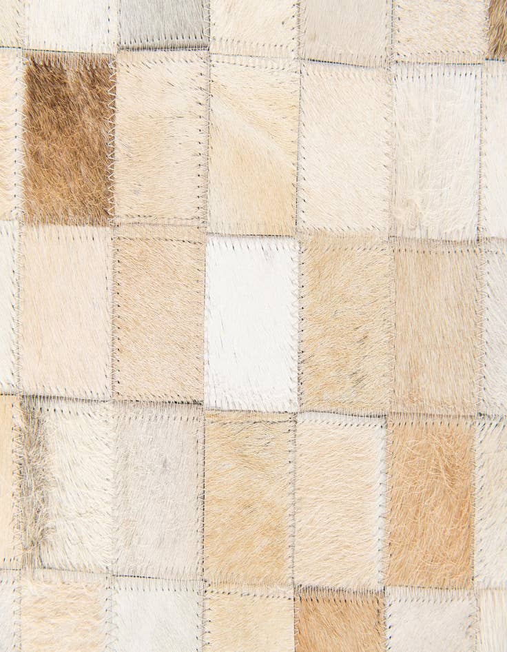 Detail image of  5' 1 x 7' 11 Cowhide Stocks Rug