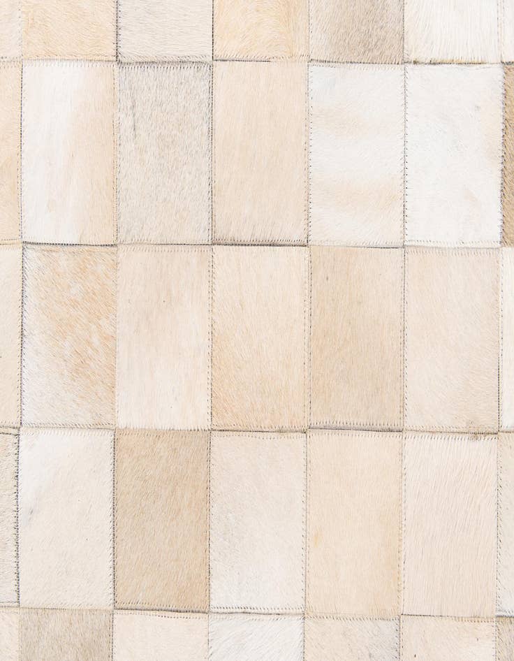 Detail image of  4' 11 x 7' 11 Cowhide Stocks Rug