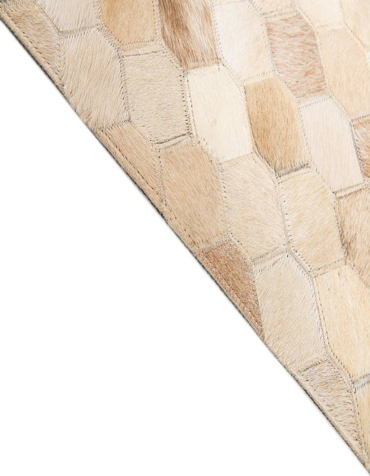 Detail image of  5' 9 x 7' 11 Cowhide Stocks Rug