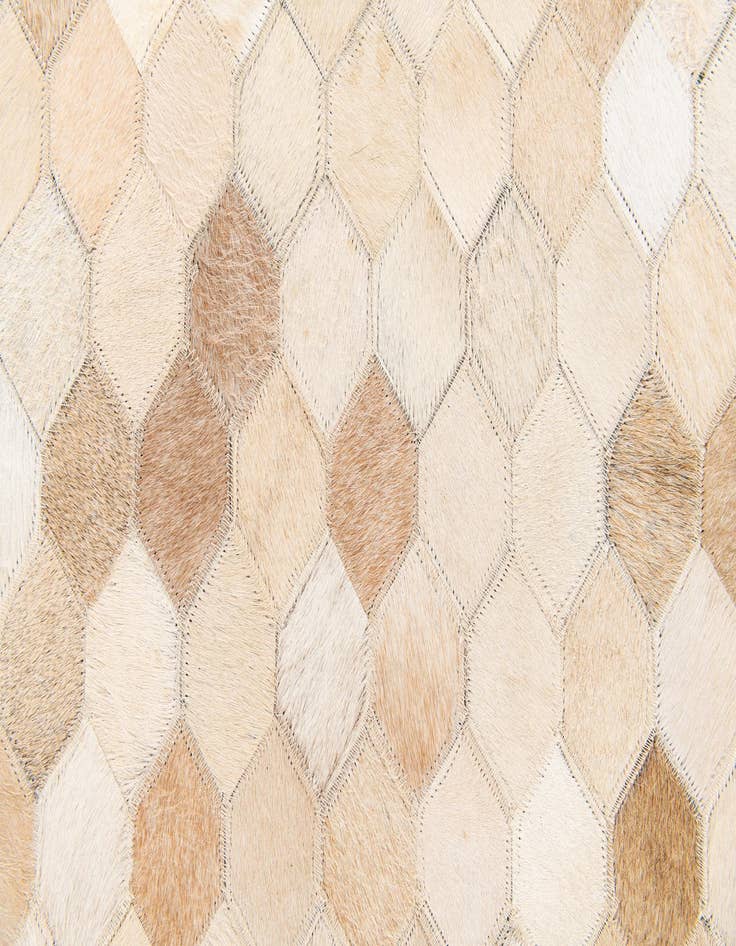 Detail image of  5' 9 x 7' 11 Cowhide Stocks Rug