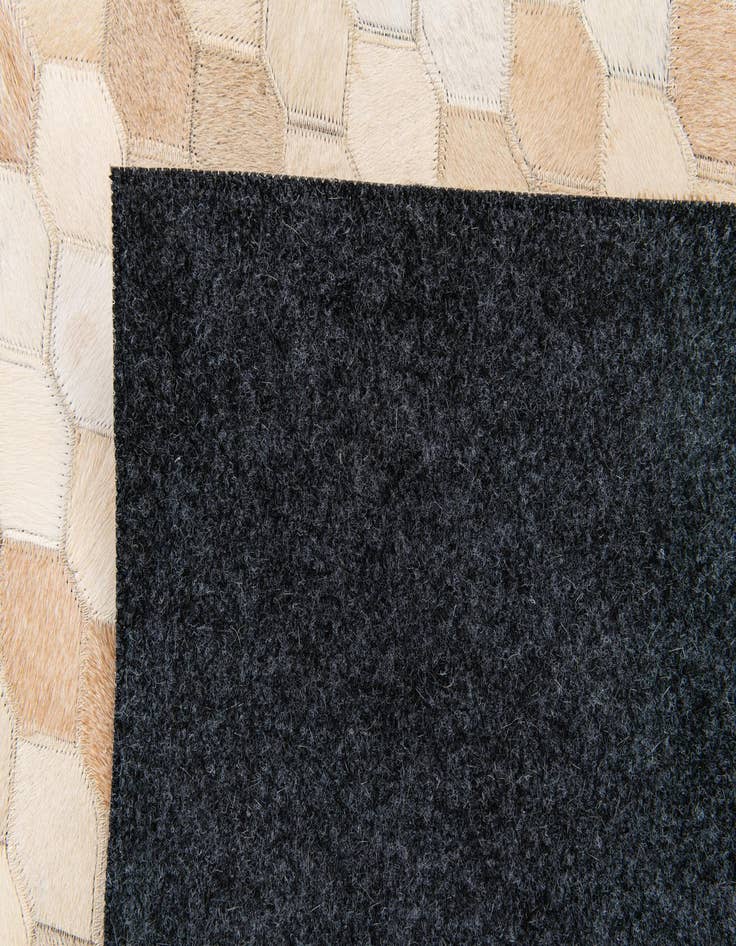 Detail image of  5' 9 x 7' 11 Cowhide Stocks Rug