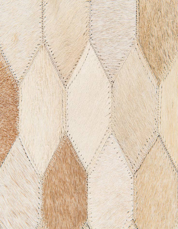 Detail image of  5' 7 x 7' 11 Cowhide Stocks Rug