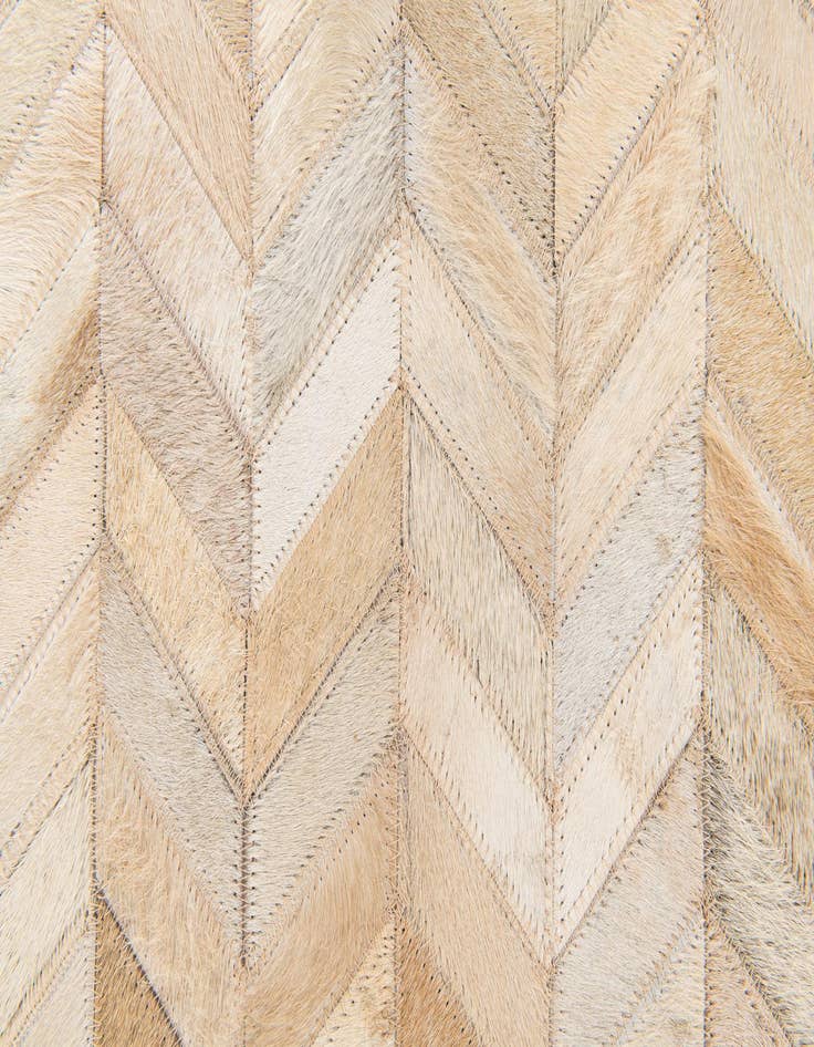 Detail image of  5' 1 x 8' Cowhide Stocks Rug