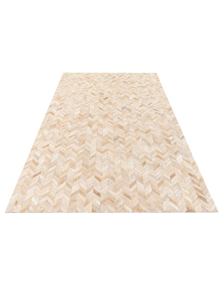 Detail image of  5' 1 x 8' Cowhide Stocks Rug