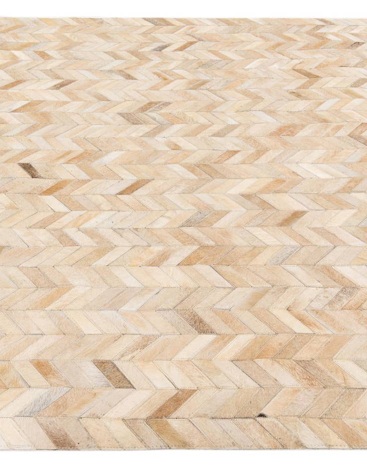 Detail image of  5' 1 x 8' Cowhide Stocks Rug