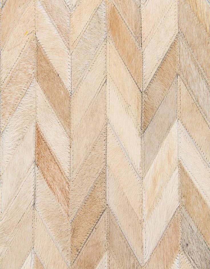 Detail image of  5' 1 x 8' Cowhide Stocks Rug