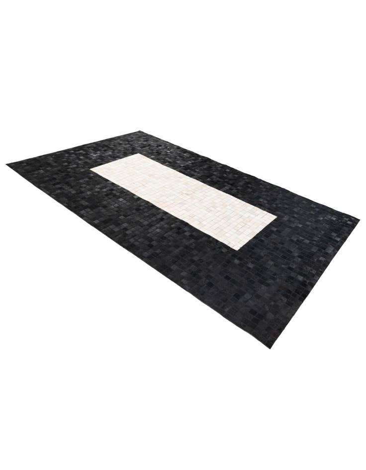 Detail image of  5' 1 x 8' Cowhide Stocks Rug