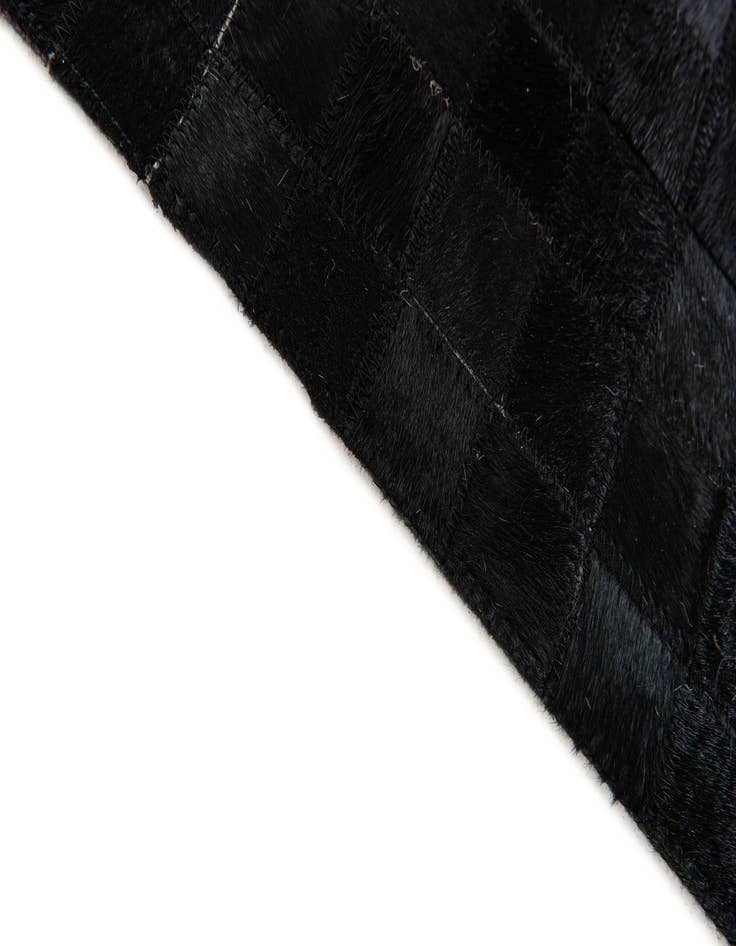 Detail image of  5' 1 x 8' 1 Cowhide Stocks Rug