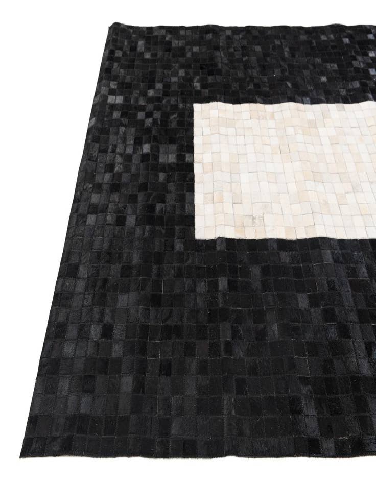 Detail image of  5' x 8' 1 Cowhide Stocks Rug