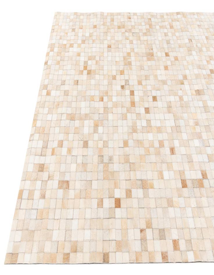 Detail image of  5' x 7' 11 Cowhide Stocks Rug