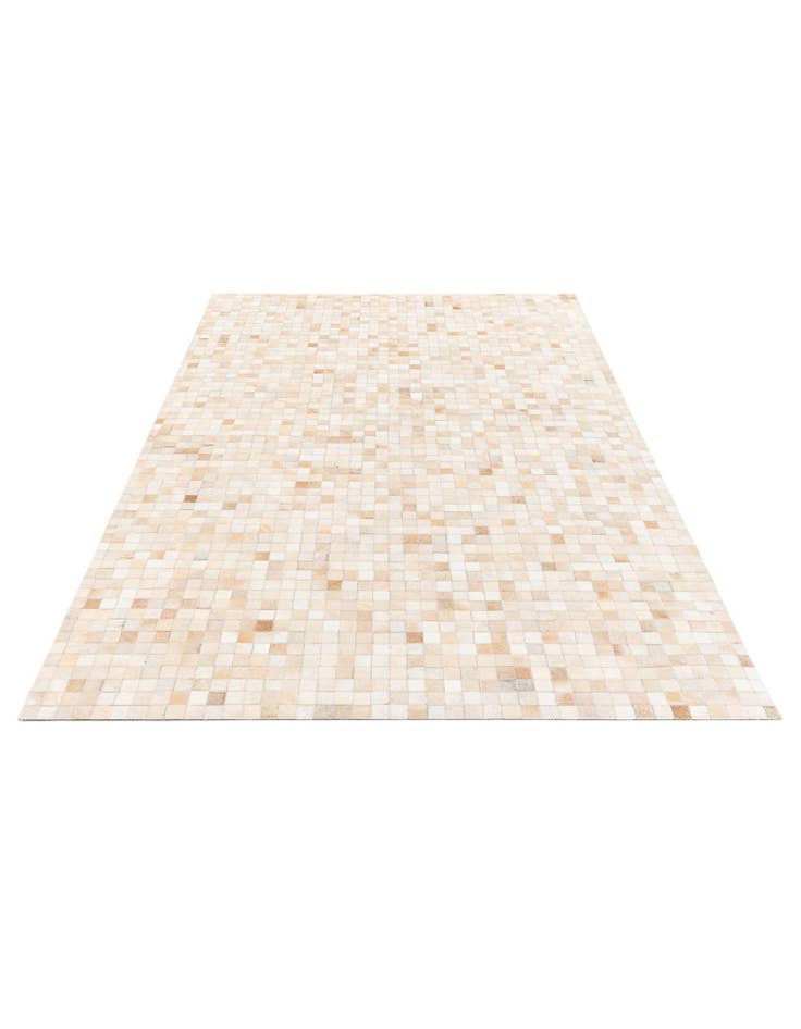 Detail image of  5' 2 x 7' 11 Cowhide Stocks Rug