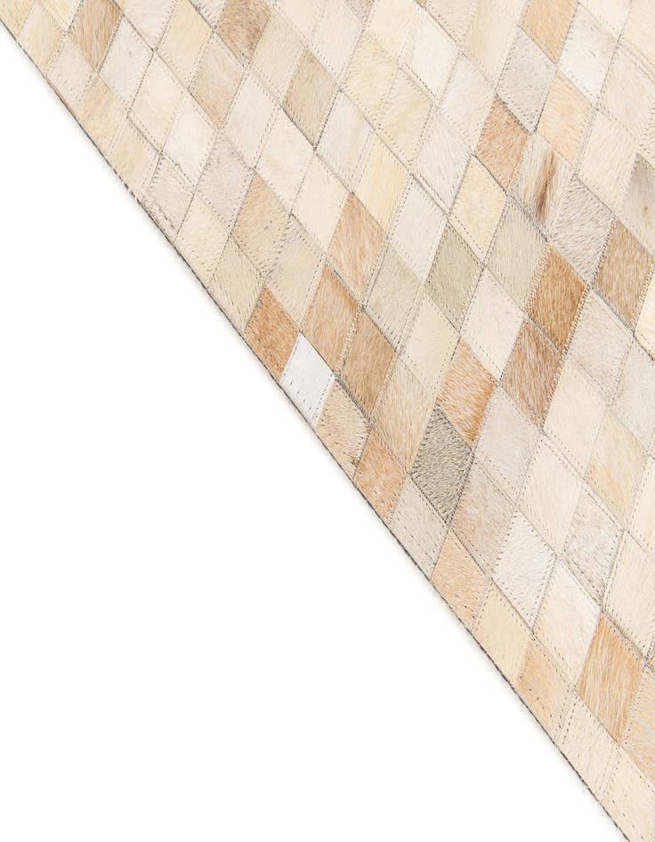 Detail image of  5' 2 x 7' 11 Cowhide Stocks Rug