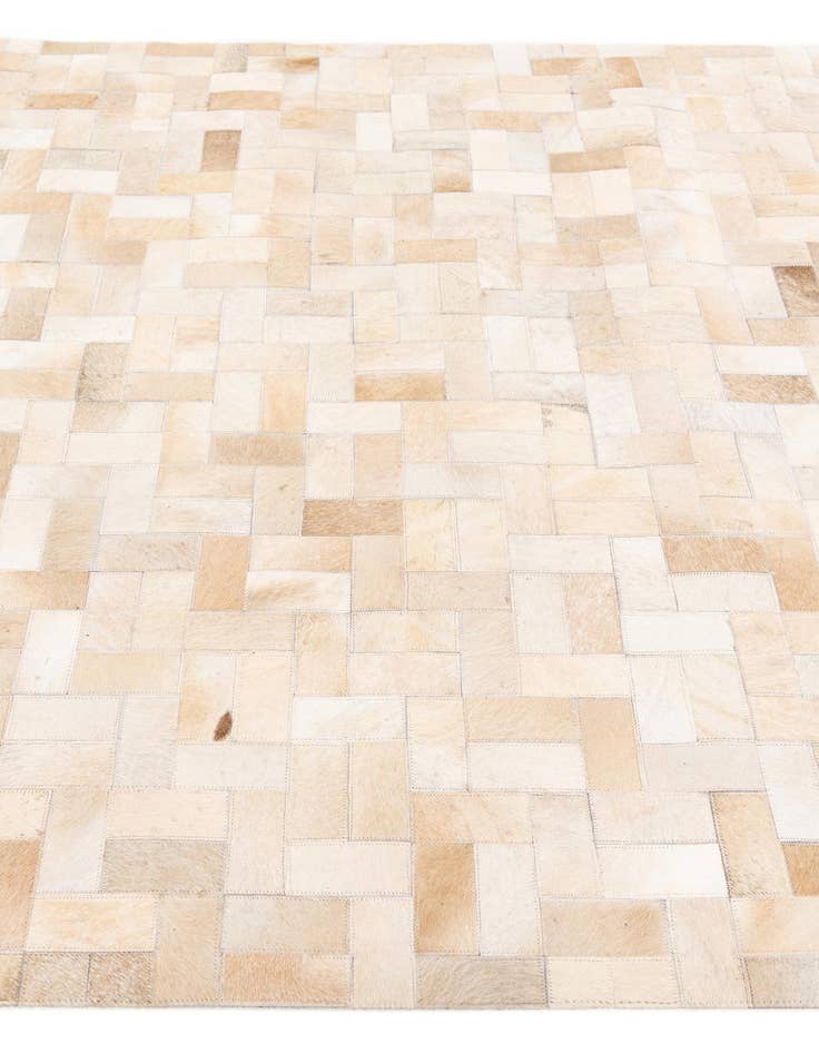 Detail image of  5' x 7' 11 Cowhide Stocks Rug