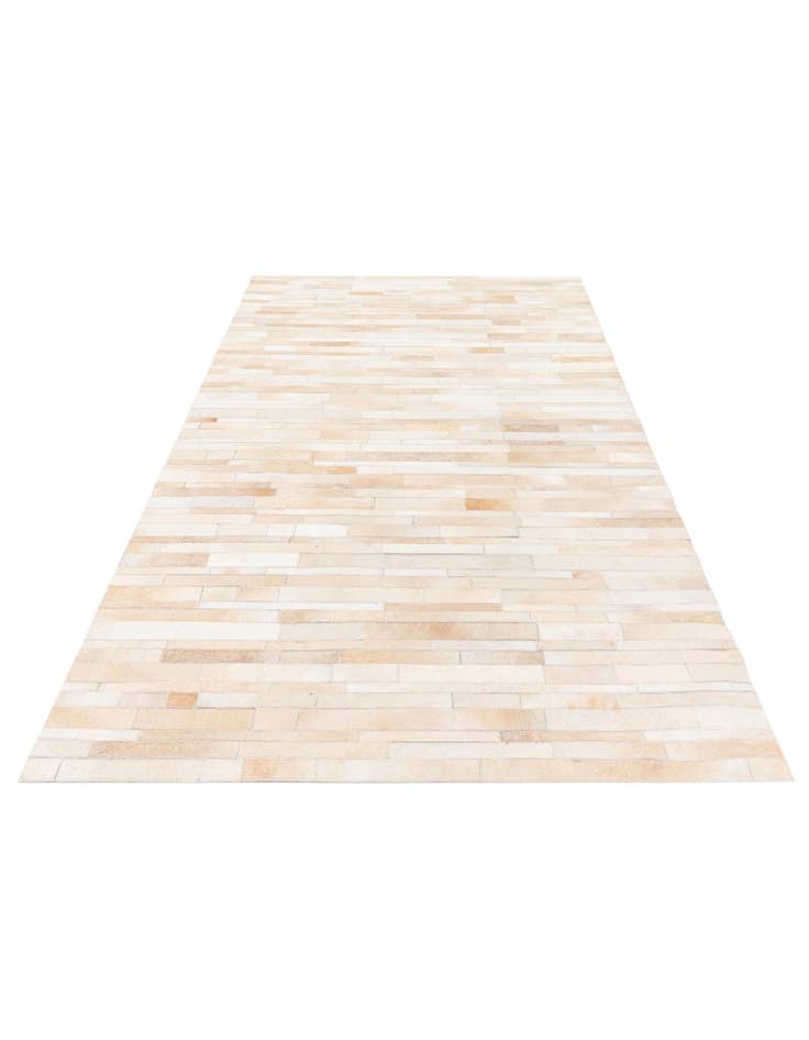 Detail image of  5' x 8' Cowhide Stocks Rug