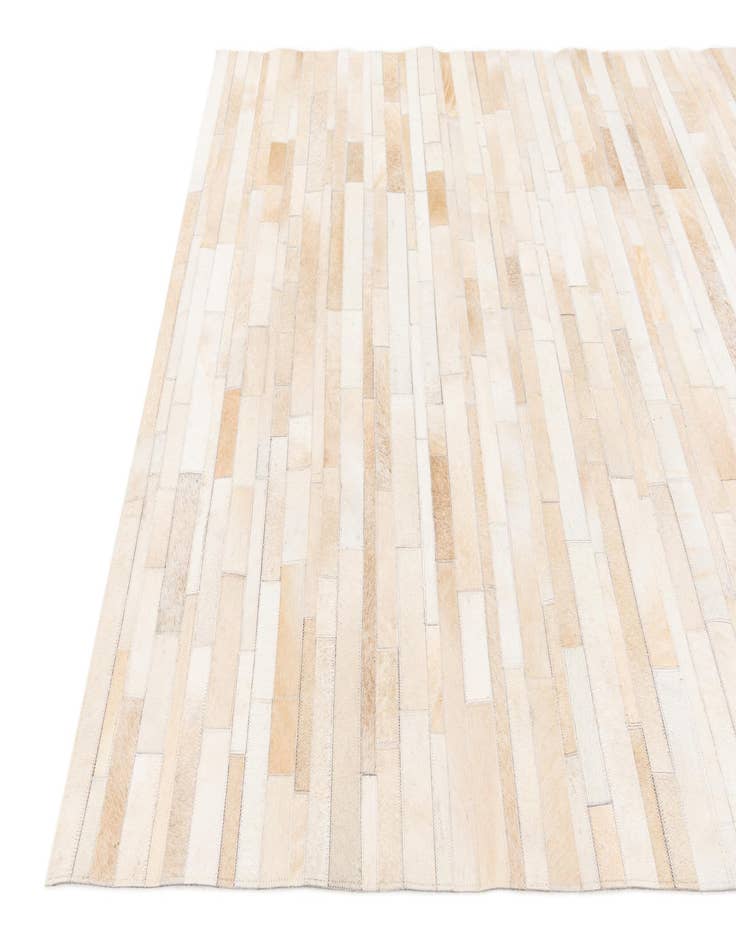 Detail image of  5' x 8' Cowhide Stocks Rug