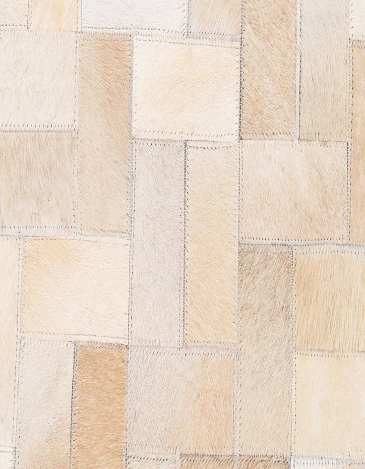 Detail image of  4' 11 x 7' 11 Cowhide Stocks Rug