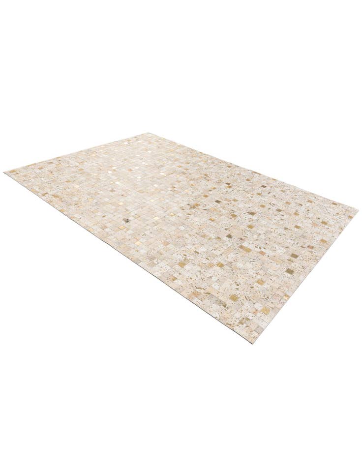 Detail image of  5' 3 x 7' 5 Cowhide Stocks Rug