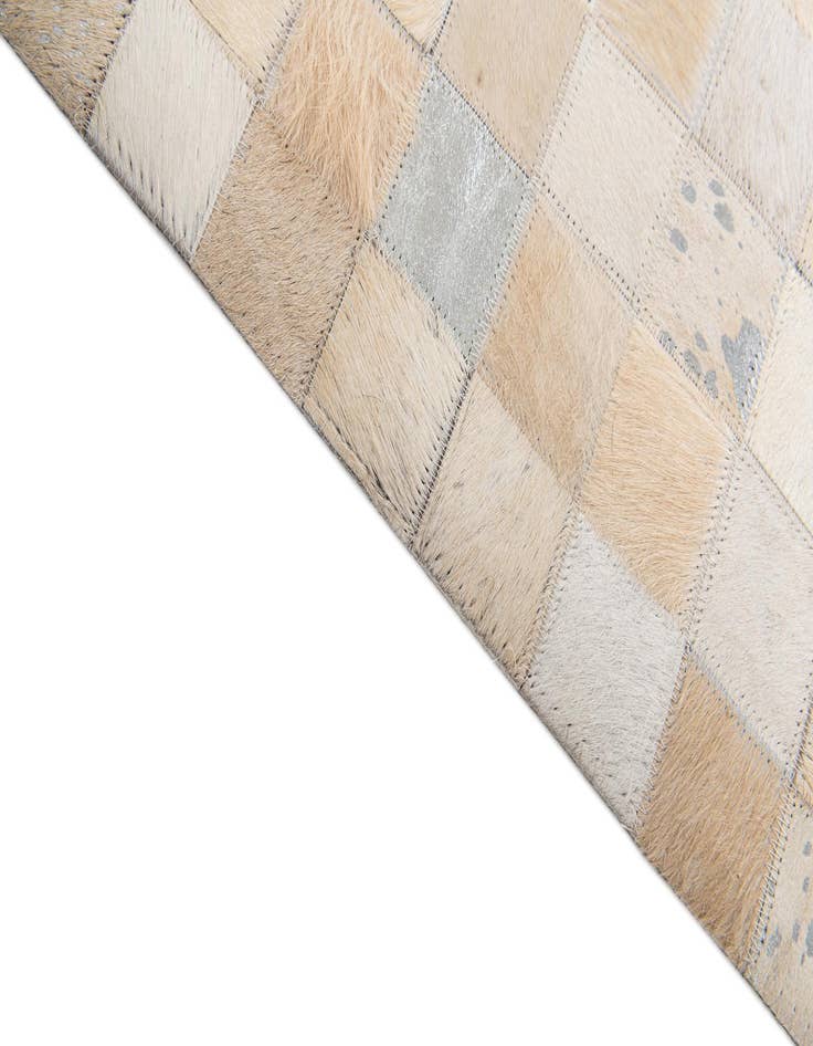 Detail image of  8' 1 x 9' 10 Cowhide Stocks Rug