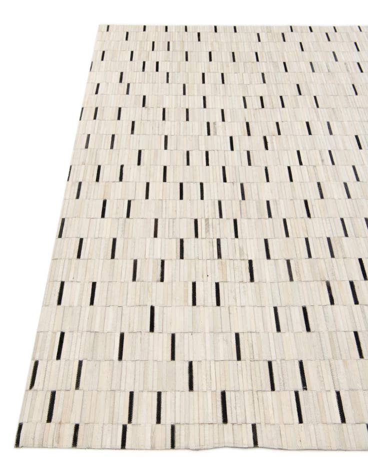 Detail image of  6' x 9' Cowhide Stocks Rug